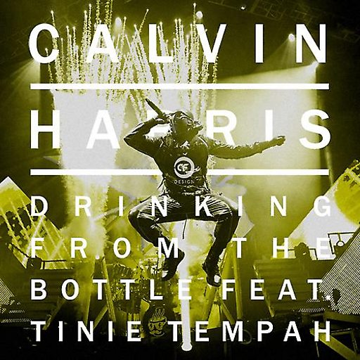 calvin harris drinking from the bottle