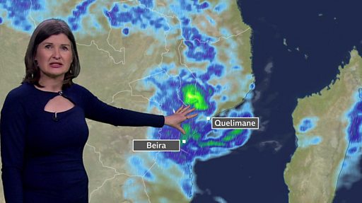 Cyclone Freddy: Fırtına yaklaşırken Mozambik’te rüzgar ve yağmur
