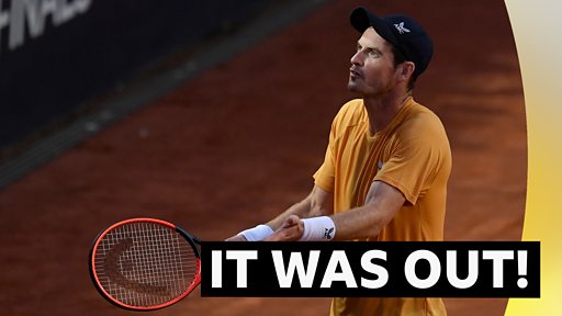 Open d'Italia: Andy Murray perde contro Fabio Fognini a Roma