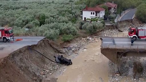 Inundaciones en Grecia: recién casados ​​austriacos desaparecidos tras el derrumbe de una casa de vacaciones