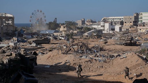حرب غزة: شهر من الحرب في 90 ثانية - BBC News عربي
