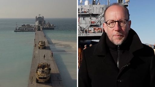 Muelle de Gaza: Estados Unidos comienza a construir una base flotante para impulsar la ayuda