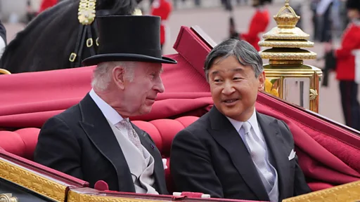 Regalos y exposiciones mientras el emperador de Japón visita el Palacio de Buckingham