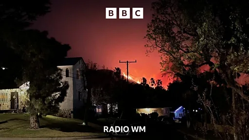 LA fires: Black Country man who lost house saw flames engulf road - BBC ...