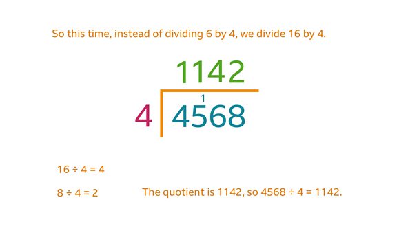 Divide Up To 4 Digits By 1 Digit - Year 5 - P6 - Maths - Home Learning ...