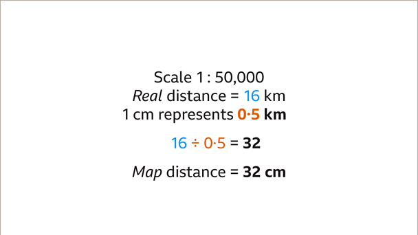 Map scales and ratio - KS3 Maths - BBC Bitesize - BBC Bitesize