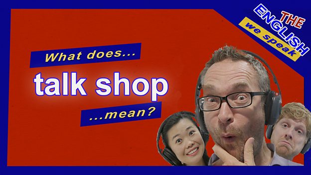 An expression about work, not shopping!