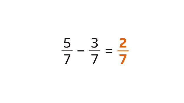 How to subtract fractions - BBC Bitesize