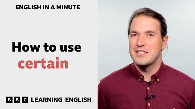 Bbc Learning English Course English In A Minute Unit 3 