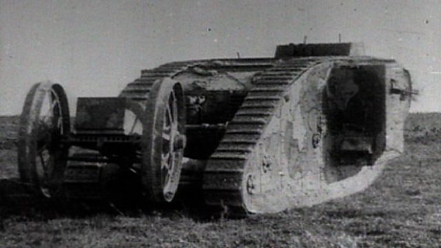 We introduced the technology of the tank at the First Battle of Somme.