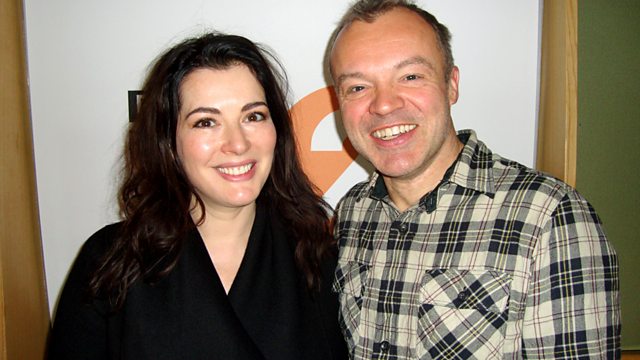 BBC Radio 2 - Graham Norton, Nigella Lawson cooks up an aural treat with  Graham