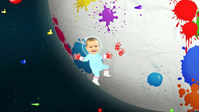 Baby Jake Loves Space Painting