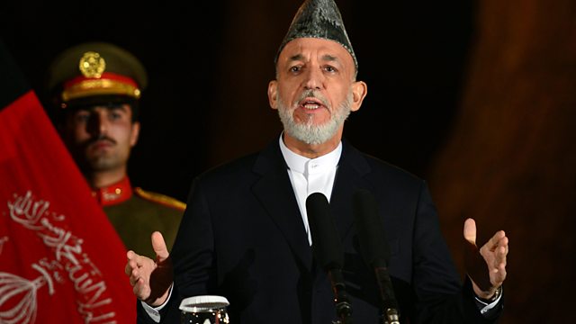 President Karzai talks to Yalda Hakim