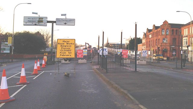 BBC Radio Leicester Jonathan Lampon Belgrave Flyover Closure