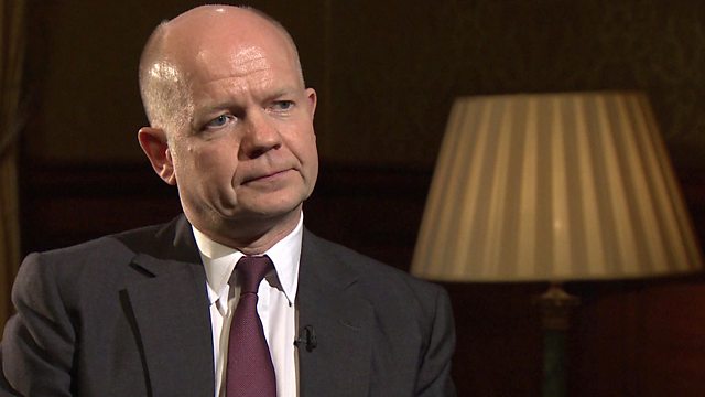 William Hague - British Foreign Secretary