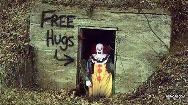 BBC Radio 4 - Today, 17/09/2015, Free hugs from a scary clown anyone?