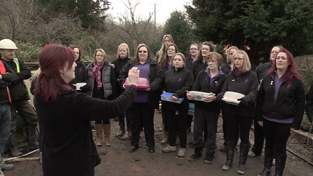 Bbc One Diy Sos Series 27 The Big Build Hopesay A Visit By The Military Wives Choir