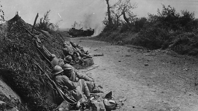 Believed to be photo of a shell shocked soldier during World War