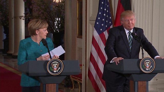 Trump-Merkel Meeting