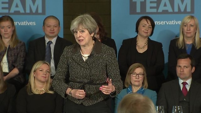 Live Theresa May Speech