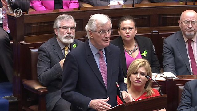 Live Irish Parliament - Michel Barnier