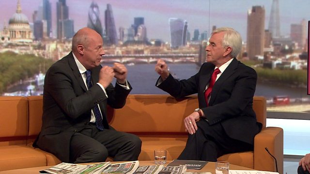 John McDonnell and Damian Green