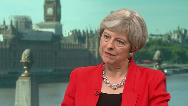 Image result for tv interview theresa may