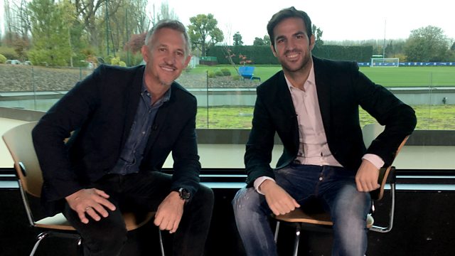 Gary Lineker Meets Cesc Fabregas