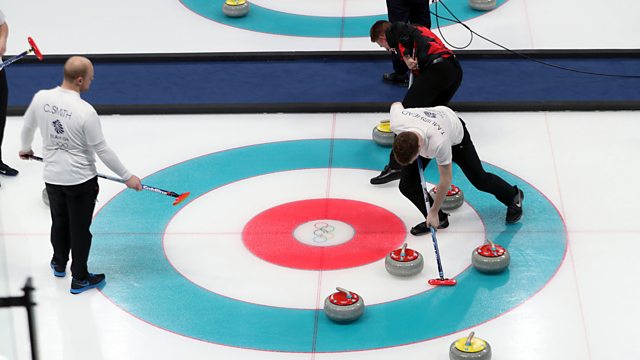 BBC Two Day 5: GB Men in Curling Action and Men's Doubles Luge