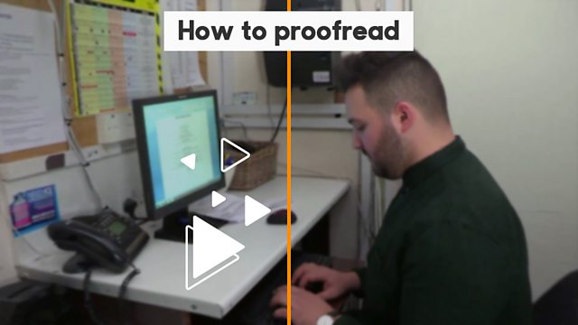 Bbc Skillswise Clips How To Proofread