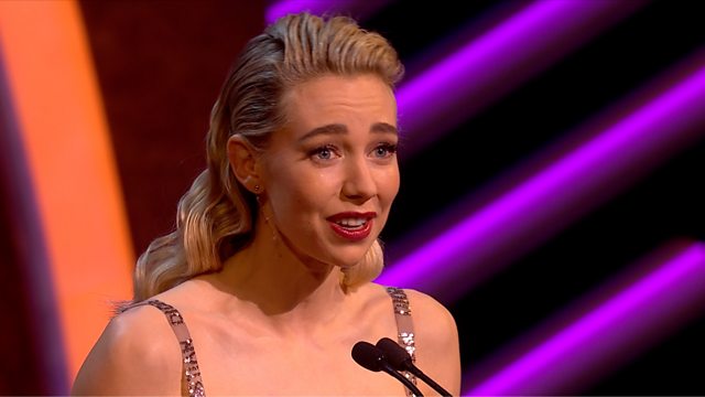 BBC One - The British Academy Television Awards, 2018, Awards Ceremony, Vanessa  Kirby wins Best Supporting Actress