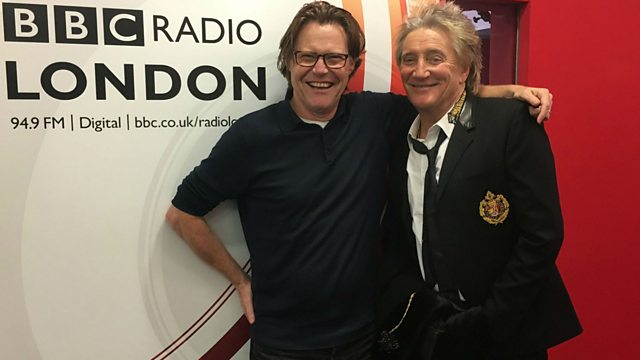 BBC Radio London - Robert Elms, Rod Stewart and Lukas Novotny