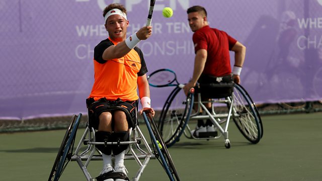 BBC Sport - British Open Wheelchair Tennis Championships, 2019, Day 3 ...