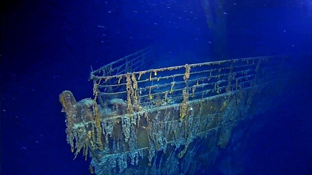 BBC News - Focus, Sub Dive Reveals Titanic Decay
