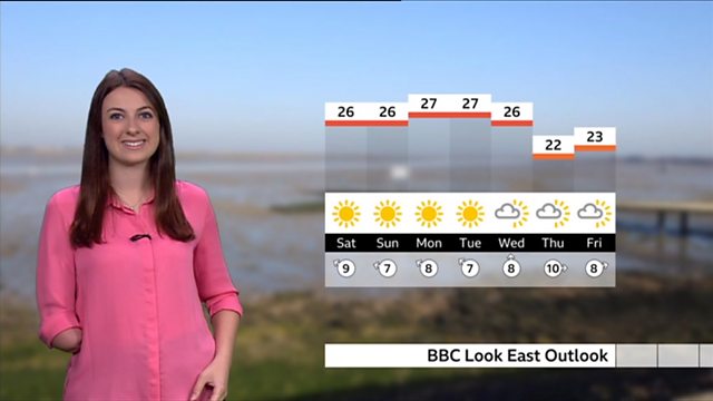 Bbc One Look East Lunchtime News 23082019 Weather Morning Forecast 