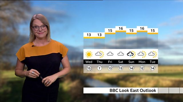 BBC One - Look East, Lunchtime News, 01/10/2019, Weather: Morning forecast
