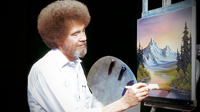 Bob Ross Paints Happy Trees