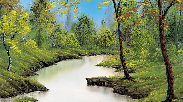 bob ross forest river