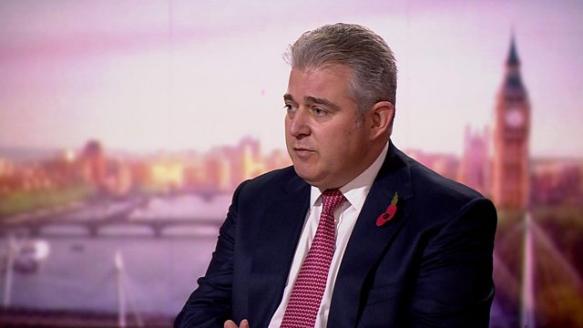 Bbc One The Andrew Marr Show 25102020 Brandon Lewis Defends Free School Meals Decision