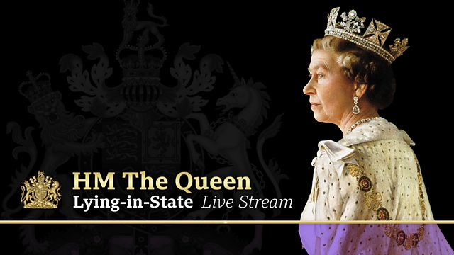 BBC Parliament HM the Queen Lying in State Wednesday Part 1