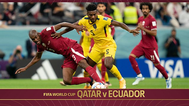 BBC Sport FIFA World Cup 2022 Qatar v Ecuador