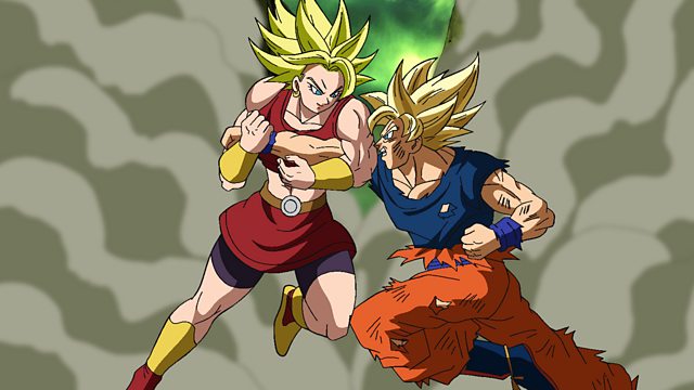 super saiyan 5 broly vs goku