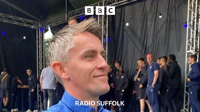 Bbc Radio Suffolk Bbc Radio Suffolk Itfc Mckenna At The Promotion Party