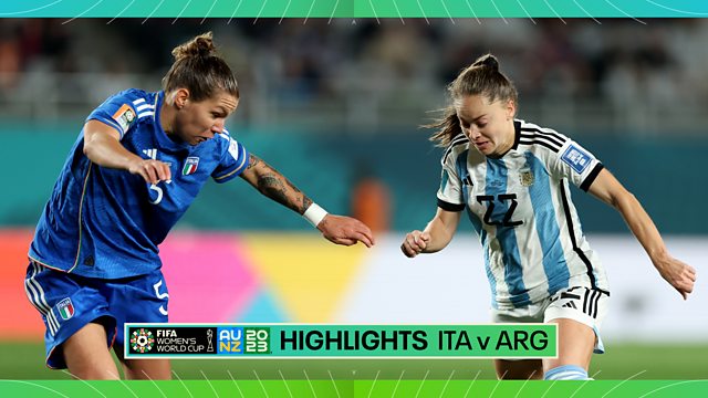Italy vs. Argentina Highlights  2023 FIFA Women's World Cup 