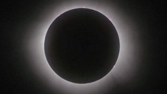 Watch stunning first images of total eclipse in North America