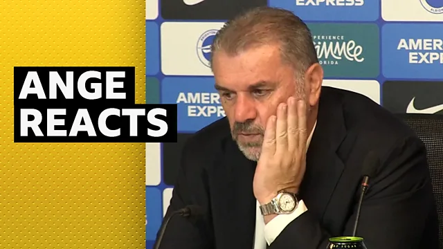 Ange Postecoglou: Tottenham boss says Brighton defeat is 'most