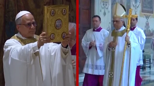 Watch: Pope Leo XIV's first Mᴀss as pontiff
