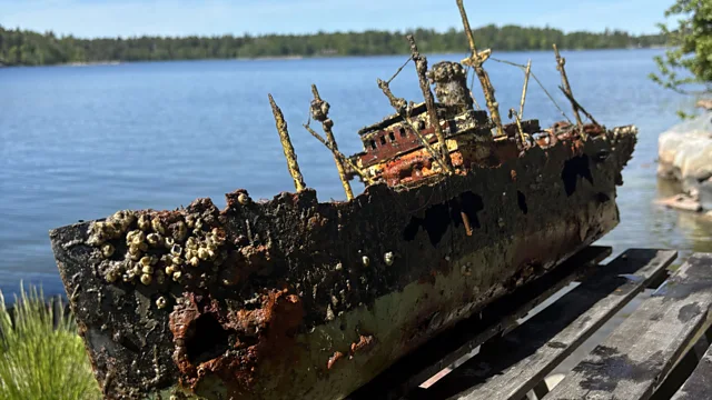 Watch: Ghost fleet of sunken model ships on show in Aldeburgh
