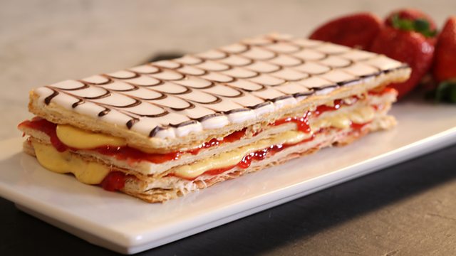 Raspberry millefeuille recipe - BBC Food