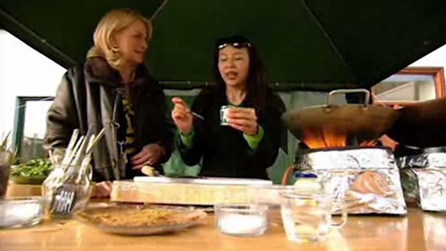 Spiced beef stir fry wraps-image